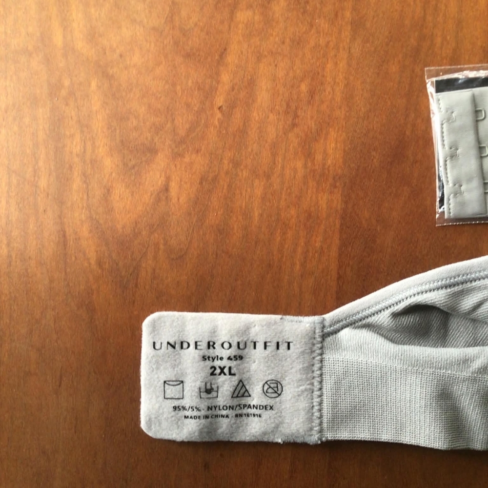 NWT Underoutfit wireless bra 459, size 2XL. - Picture 3 of 3